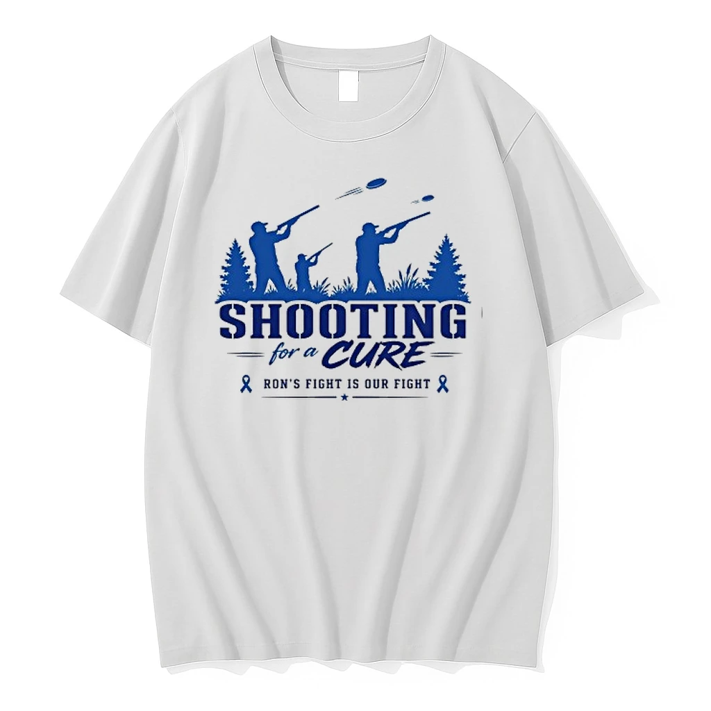 Shooting For A Cure Rons Fight Is Our Fight 0 Tshirts Sweater Hoodie