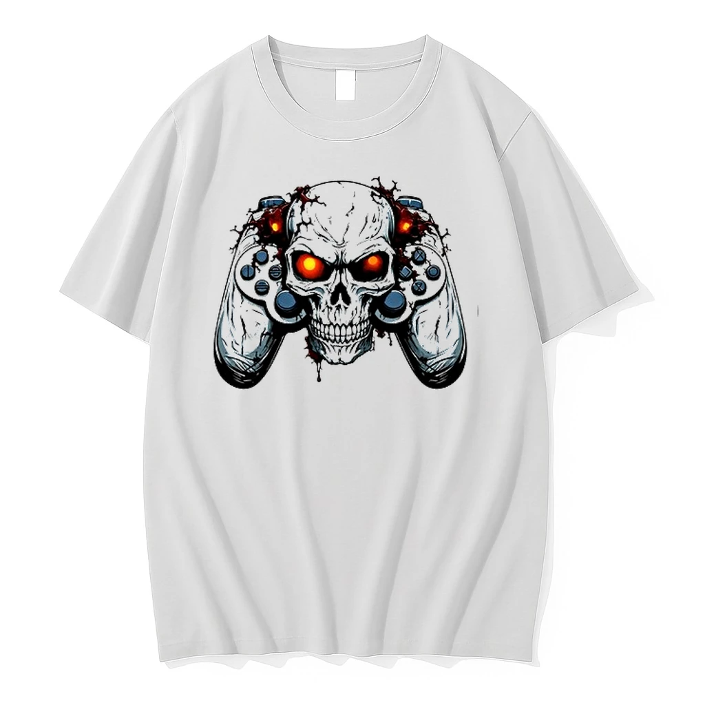 Skull Video Game Controller Demonic Red Eyes Horror Gaming 0 Tshirts Sweater Hoodie