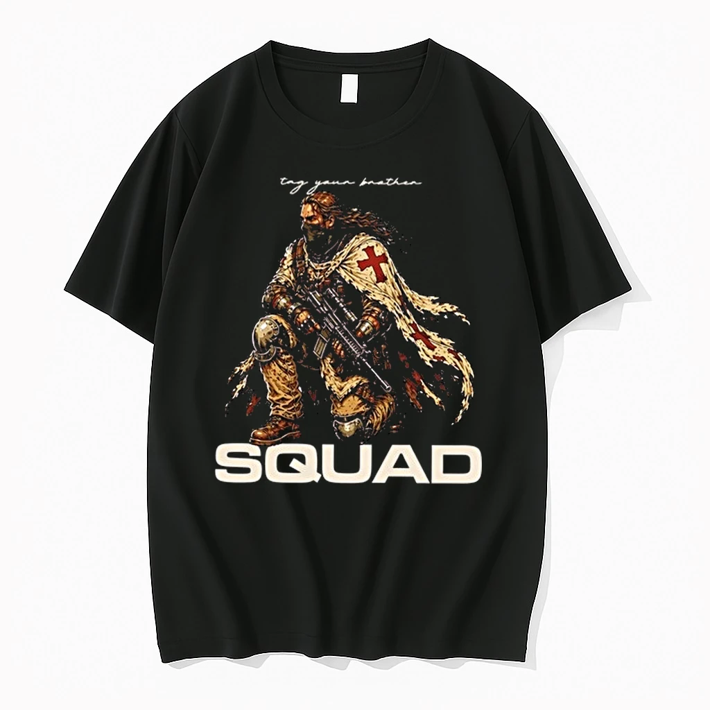 Squad Tag Your Brother Crusader Knight Warrior 0 Tshirts Sweater Hoodie