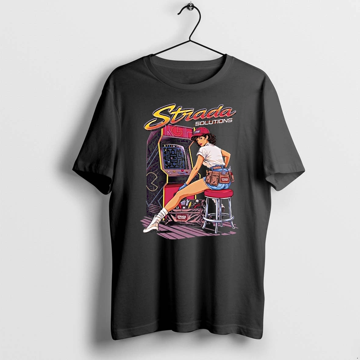 Strada Solutions Arcade Mechanic Retro Gaming 0 Tshirts Sweater Hoodie