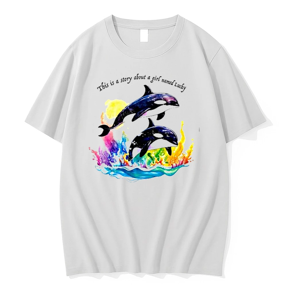 This Is A Story About A Girl Named Lucky Orca Whale 0 Tshirts Sweater Hoodie