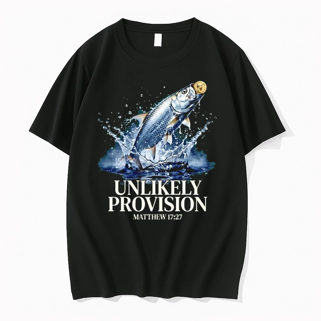Unlikely Provision Matthew 17 27 Bible Verse 0 Tshirts Sweater Hoodie