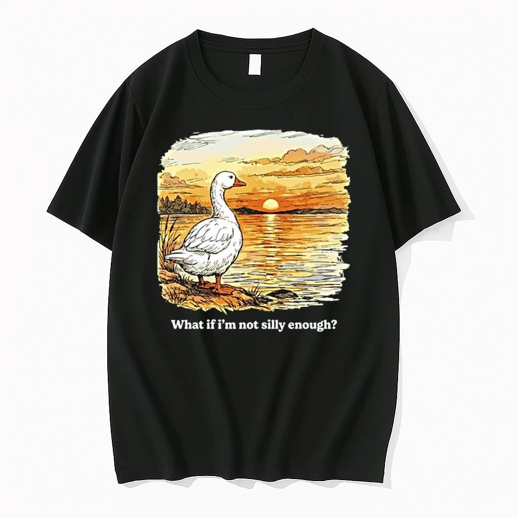 What If Im Not Silly Enough Goose Sunset 0 Tshirts Sweater Hoodie
