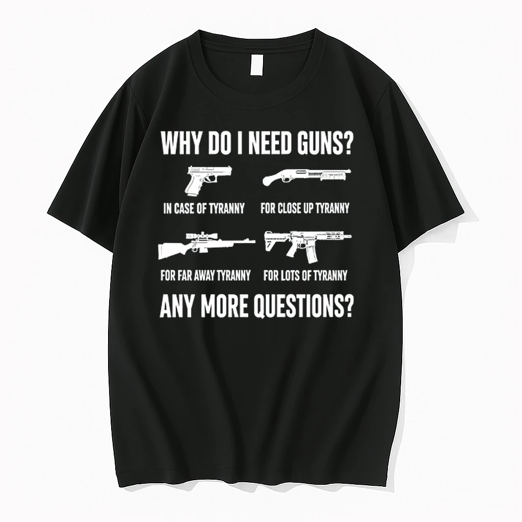 Why Do I Need Guns In Case Of Tyranny Any More Questions 0 Tshirts Sweater Hoodie