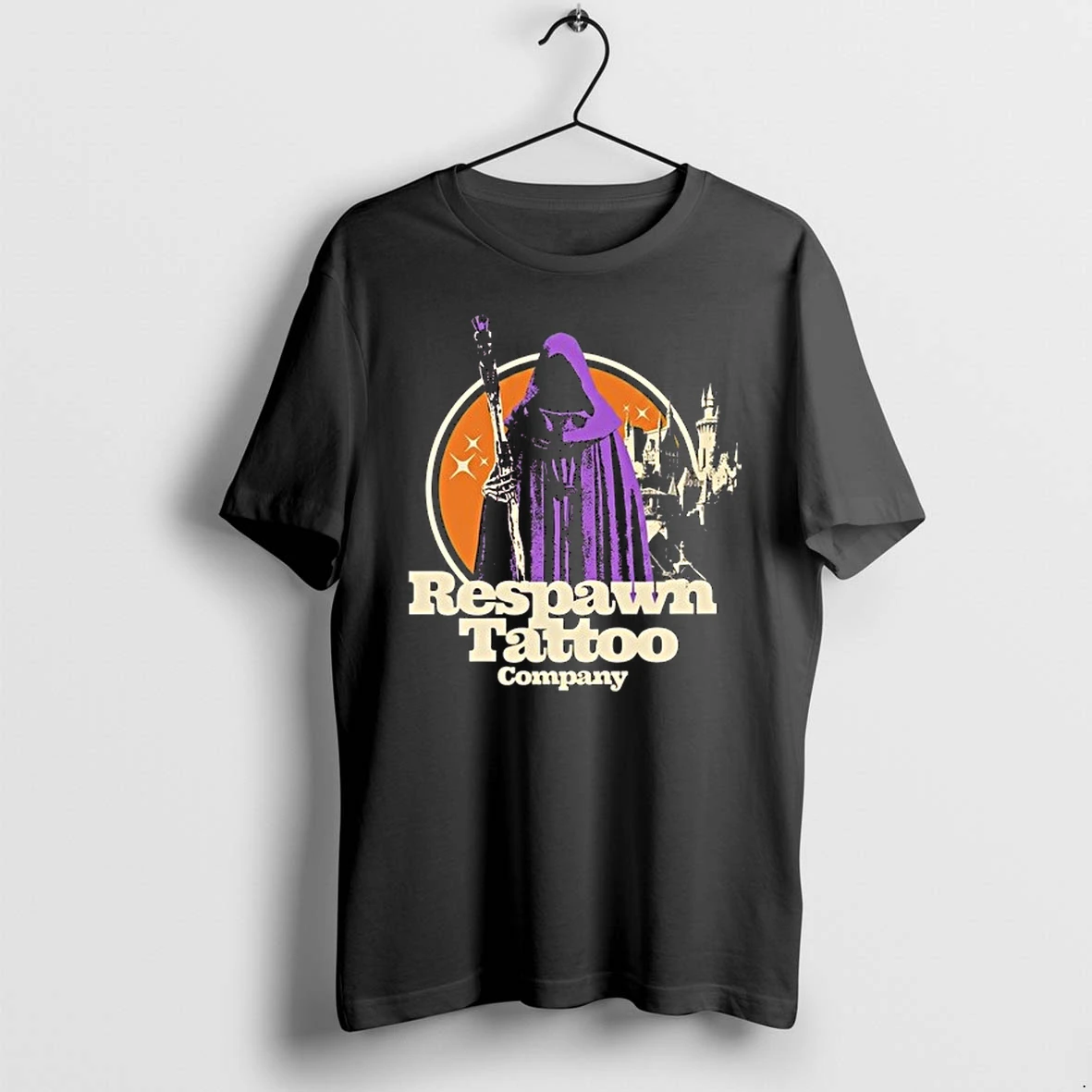 Wizard Respawn Tattoo Company Grim Reaper Castle 0 Tshirts Sweater Hoodie