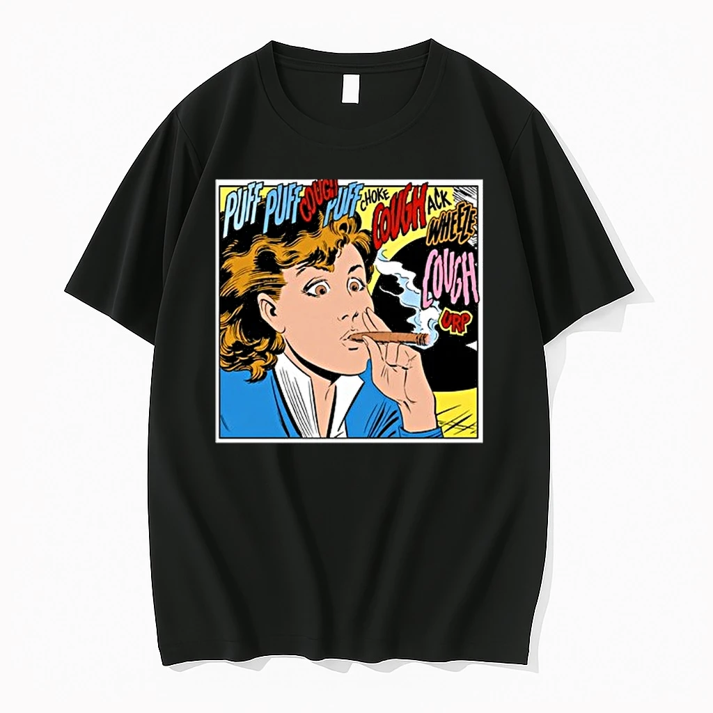 Woman Puff Puff Cough Choke Cough Ack Wheeze Cough Urp Cigar 0 Tshirts Sweater Hoodie