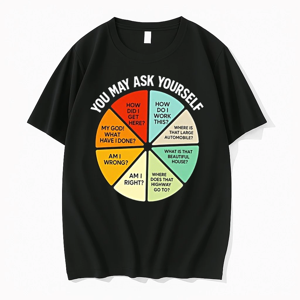 You May Ask Yourself Talking Heads Pie Chart 0 Tshirts Sweater Hoodie