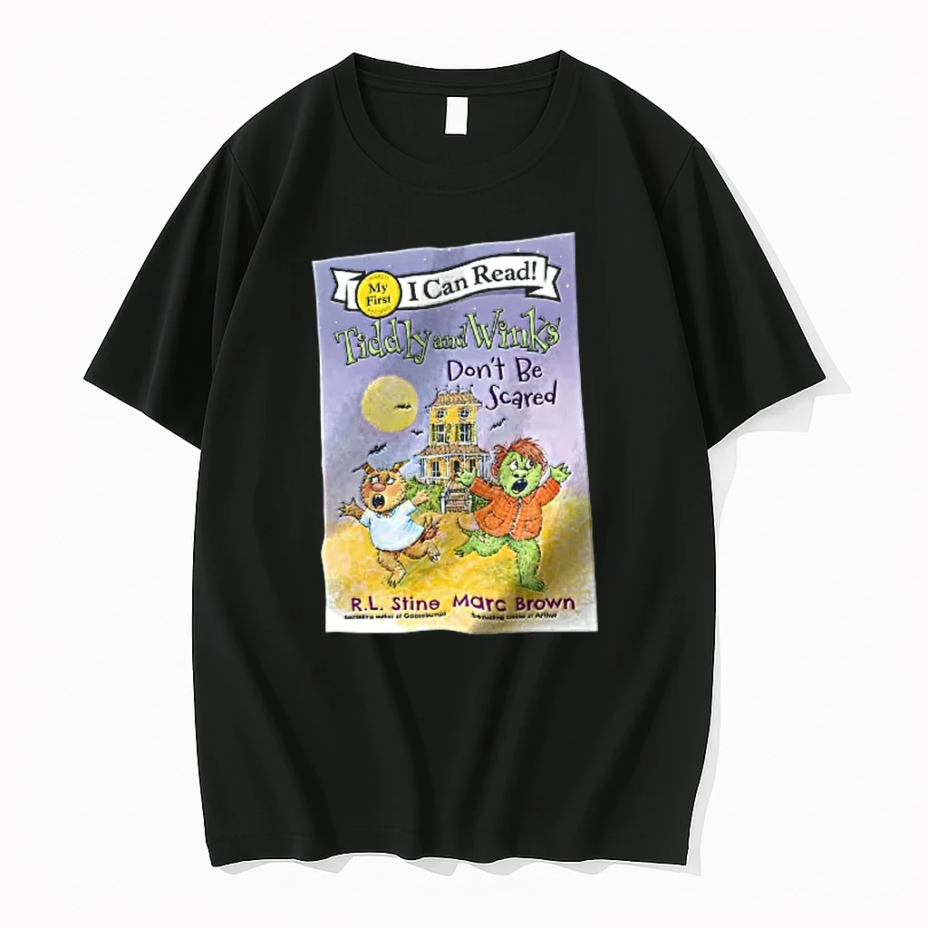 Officials I Can Read Are L Stine Marc Brown Tiddly And Winks Dont Be Scared Monsters Running Spooky House T Shirt Sweater Hoodie