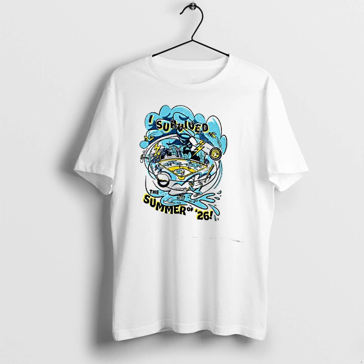 Officials I Survived The Summer Of 26 Baseball Storm Tornado Lightning Storm T Shirt Sweater Hoodie