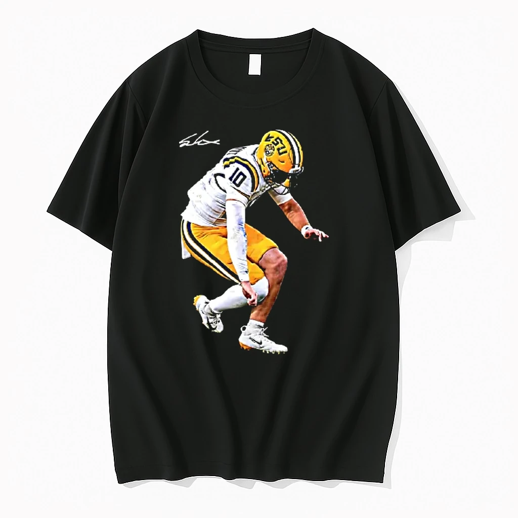 Officials Jaray Jenkins Lsu Tigers Football 10 Action Pose On The Field T Shirt Sweater Hoodie