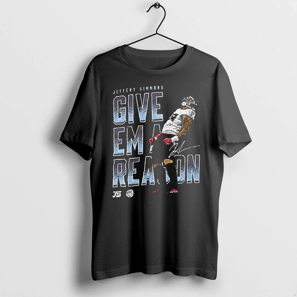 Officials Jeffery Simmons Nfl Give Em A Reason Football Player Screaming Flexing Tank Top T Shirt Sweater Hoodie