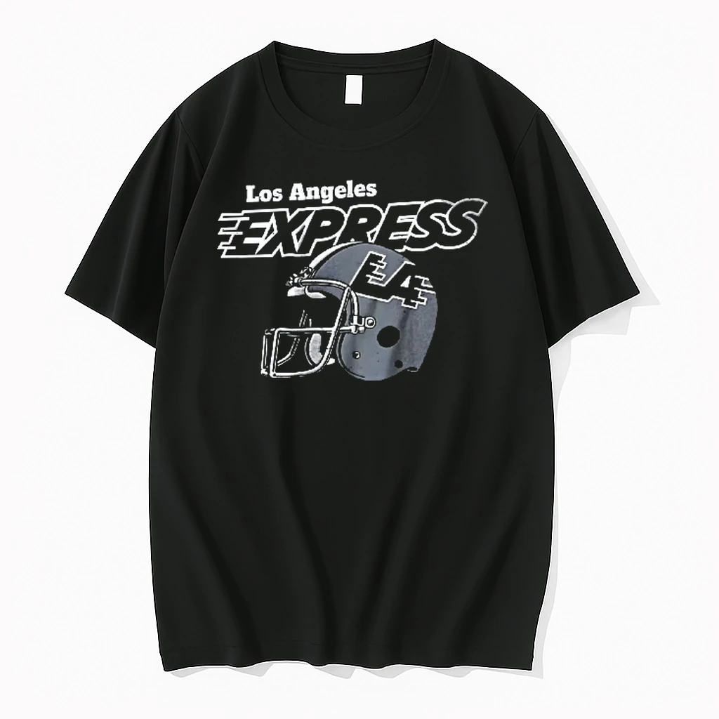 Officials Los Angeles Express Distressed Retro Football Helmet Logo Youth T Shirt Sweater Hoodie