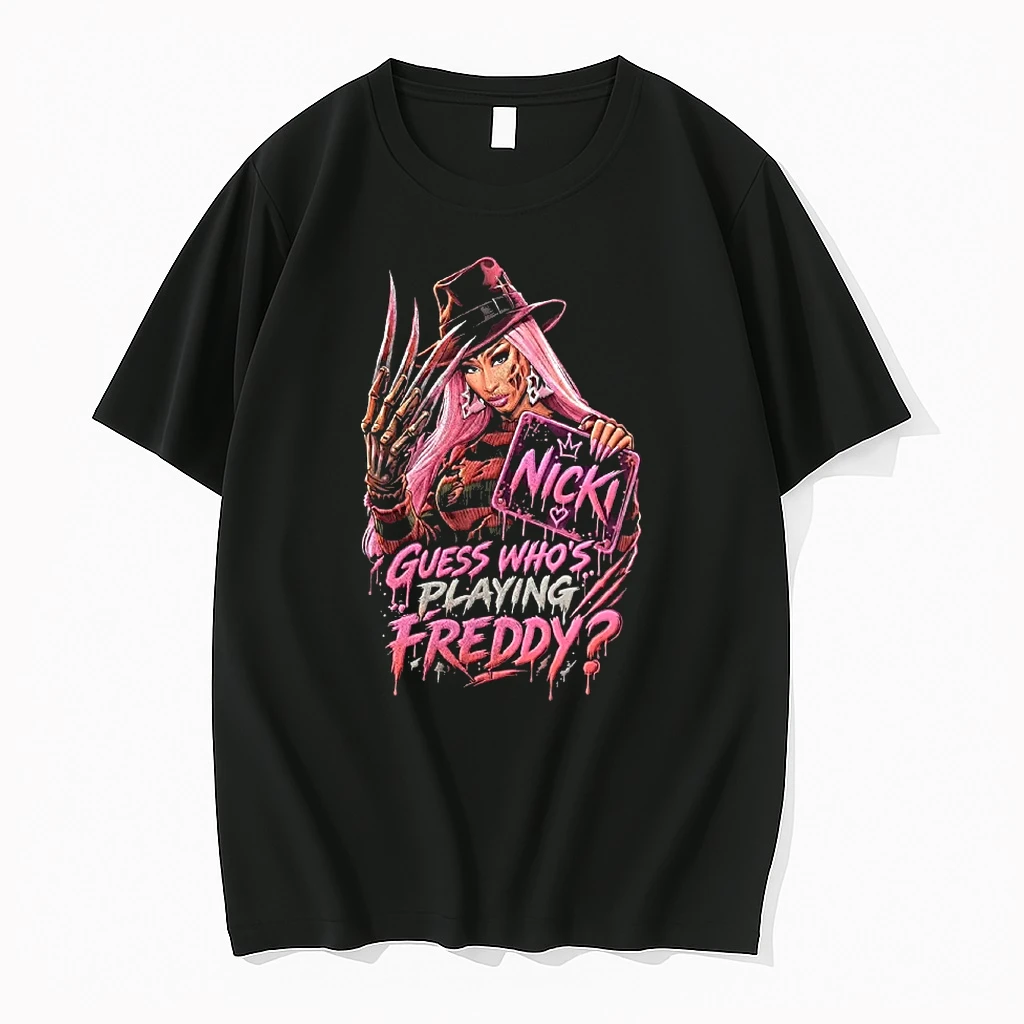 Officials Nicki Minaj A Nightmare On Elm Street Guess Who Is Playing Freddy T Shirt Sweater Hoodie