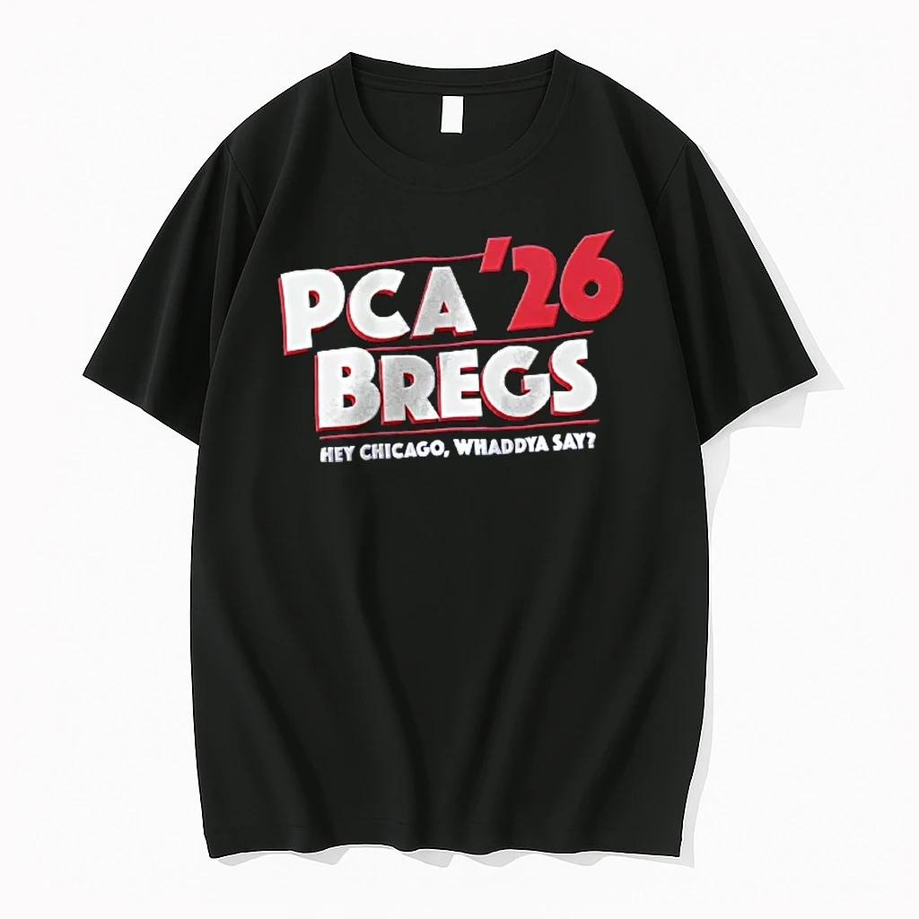 Officials Pete Crow Armstrong Alex Bregman Hey Chicago Whaddya Say 2026 Red White Text Blue Background T Shirt Sweater Hoodie