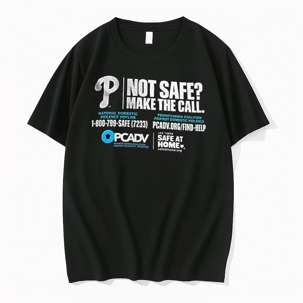 Officials Philadelphia Phillies Pcadv Not Safe Make The Call T Shirt Sweater Hoodie