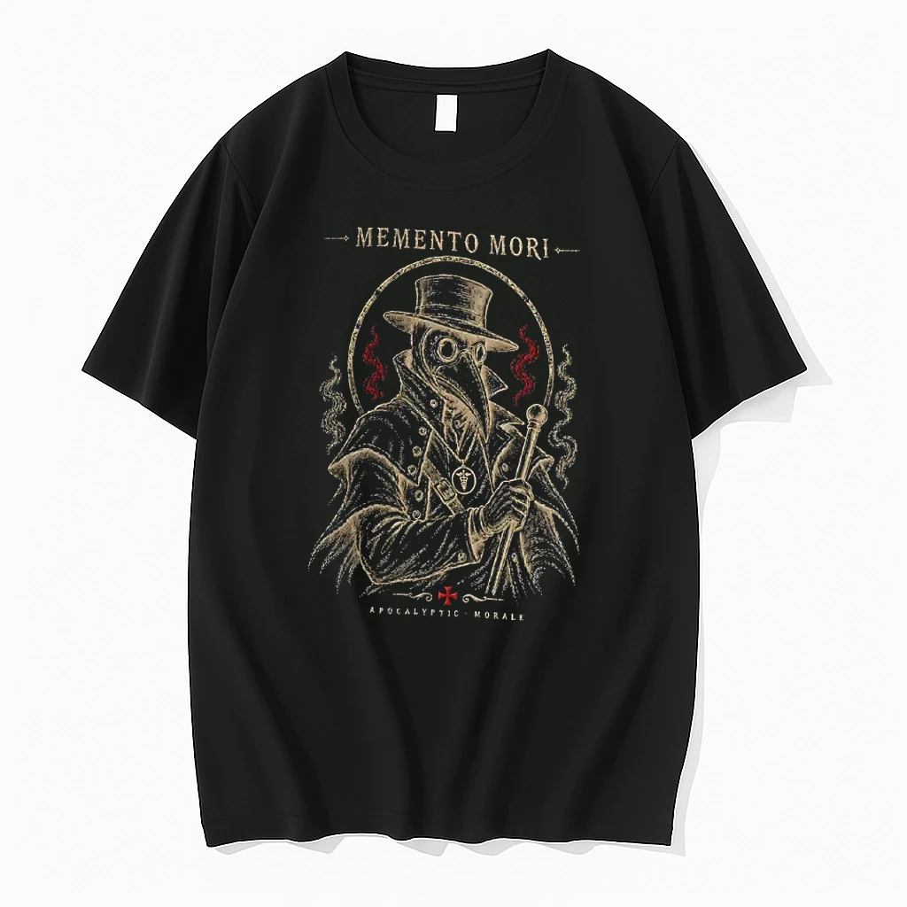 Officials Plague Doctor Memento Mori Apocalyptic Morale T Shirt Sweater Hoodie