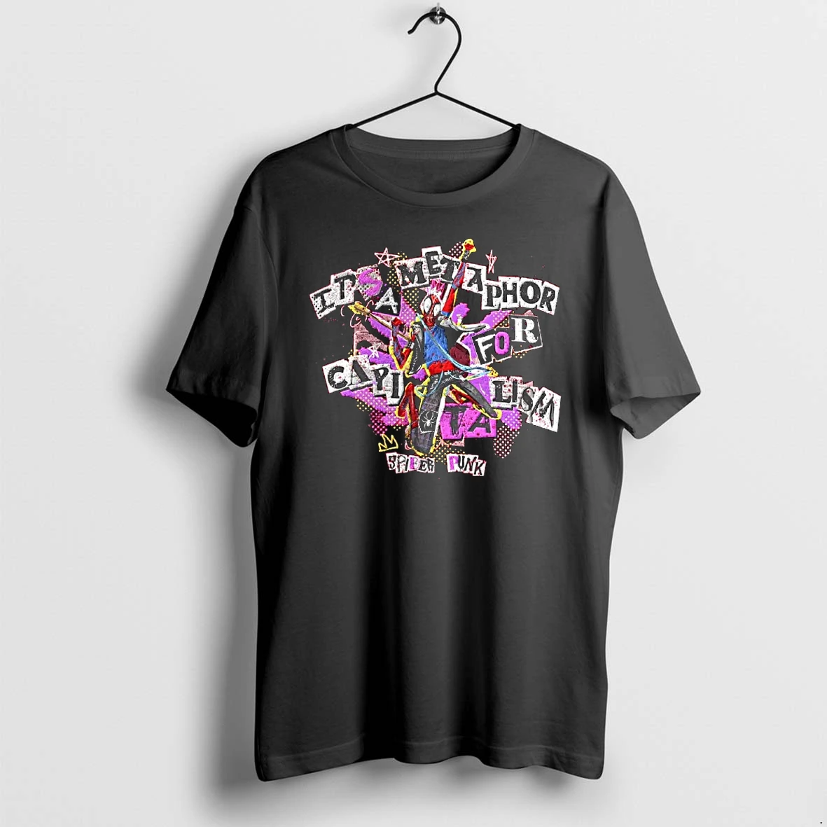 Officials Spider Punk Marvel Its A Metaphor For Capitalism Spider Punk T Shirt Sweater Hoodie