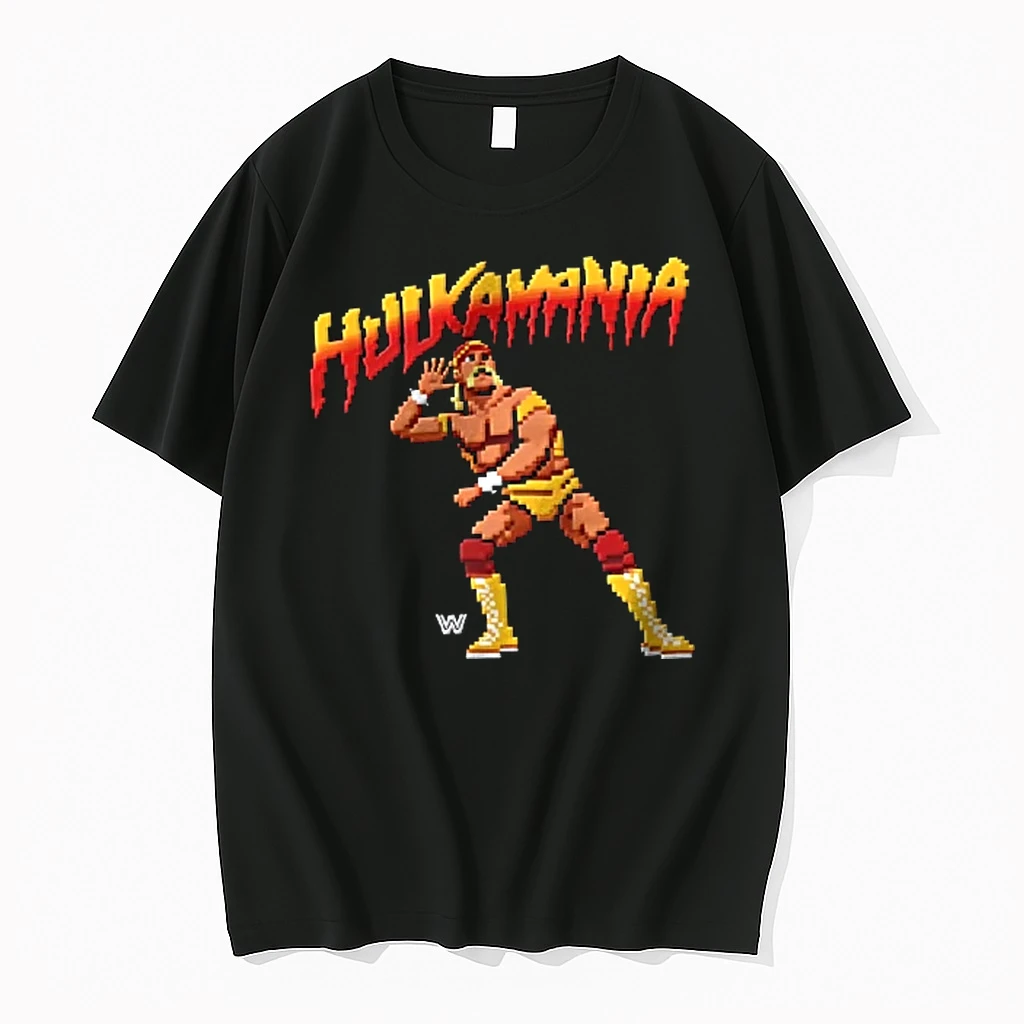 Officials Wwe Hulk Hogan Hulkamania Ear Cupping Pose Pixel T Shirt Sweater Hoodie