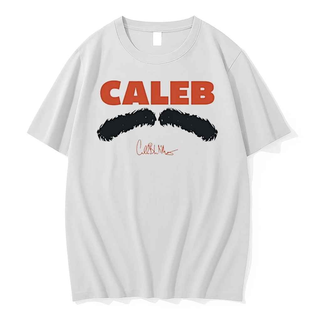 Premium Caleb Williams Chicago Bears Mustache Signature Tshirts