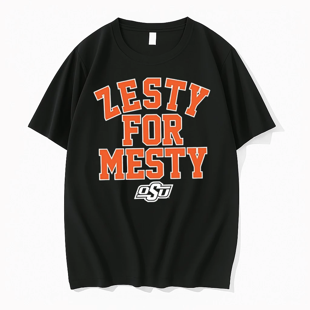Premium Drew Mestemaker Zesty For Mesty Oklahoma State Cowboys Ncaa Football Tshirts