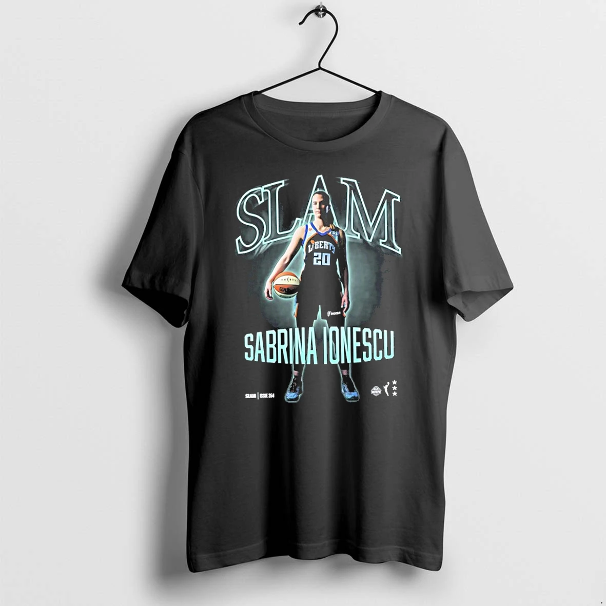 Premium New York Liberty Sabrina Ionescu Slam Charcoal Remix Tshirts