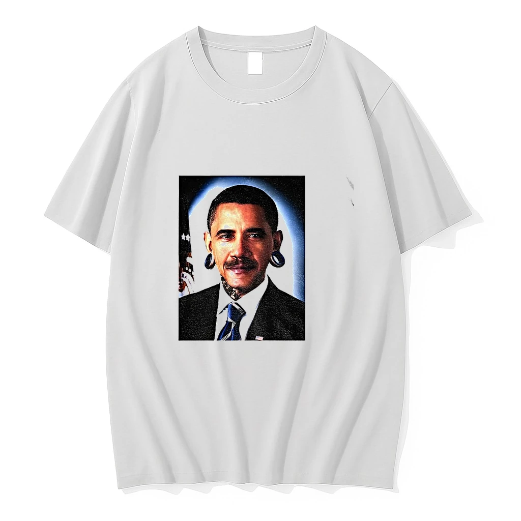 Premium Obama Tattoo President Portrait Graphic Political Tshirts
