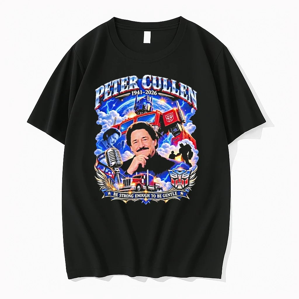 Premium Peter Cullen Tribute Vintage Optimus Prime Voice Actor Bootleg Tshirts