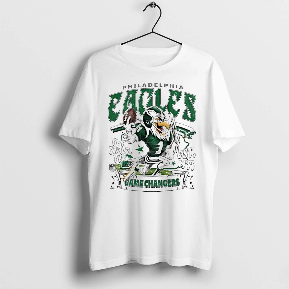 Premium Philadelphia Eagles Fly Eagles Fly Est 1933 Mascot Tshirts