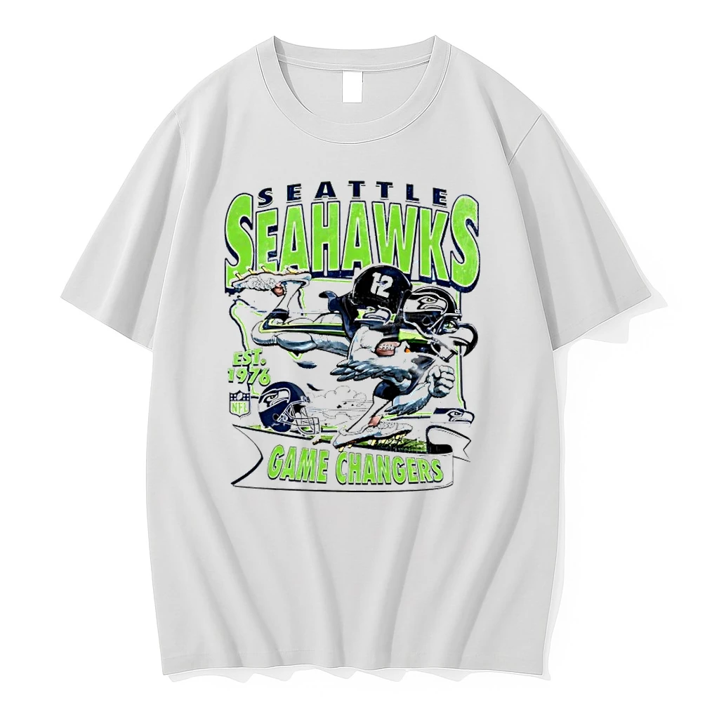 Premium Seattle Seahawks Nfl Football Macot Est 1976 Tshirts