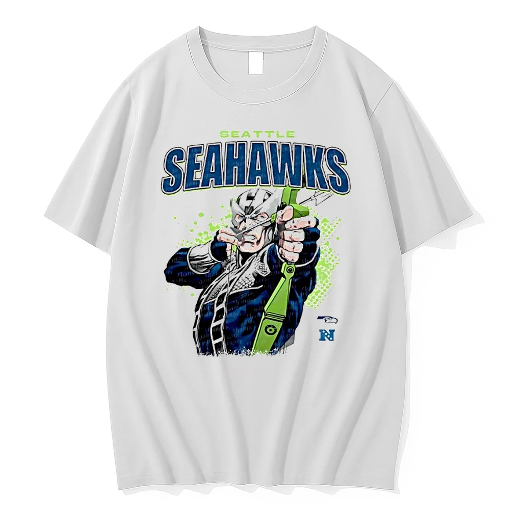Premium Seattle Seahawks X Hawkeye Football Graphic Tshirts
