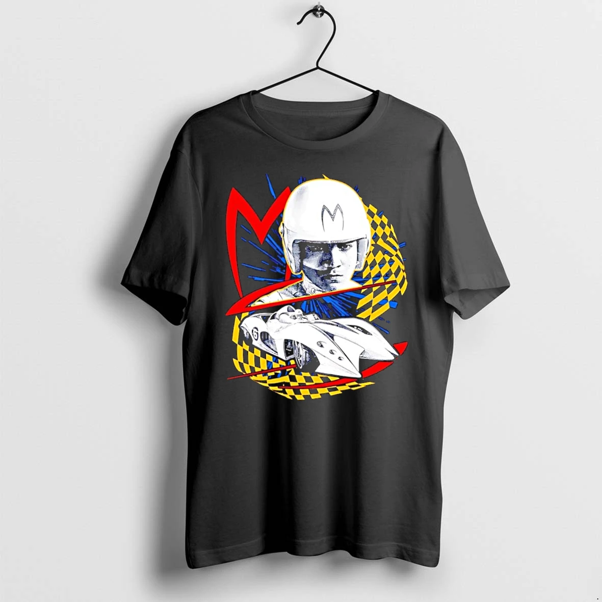 Premium Speed Racer Mach 5 Speed Racer Anime Retro Racing Tshirts