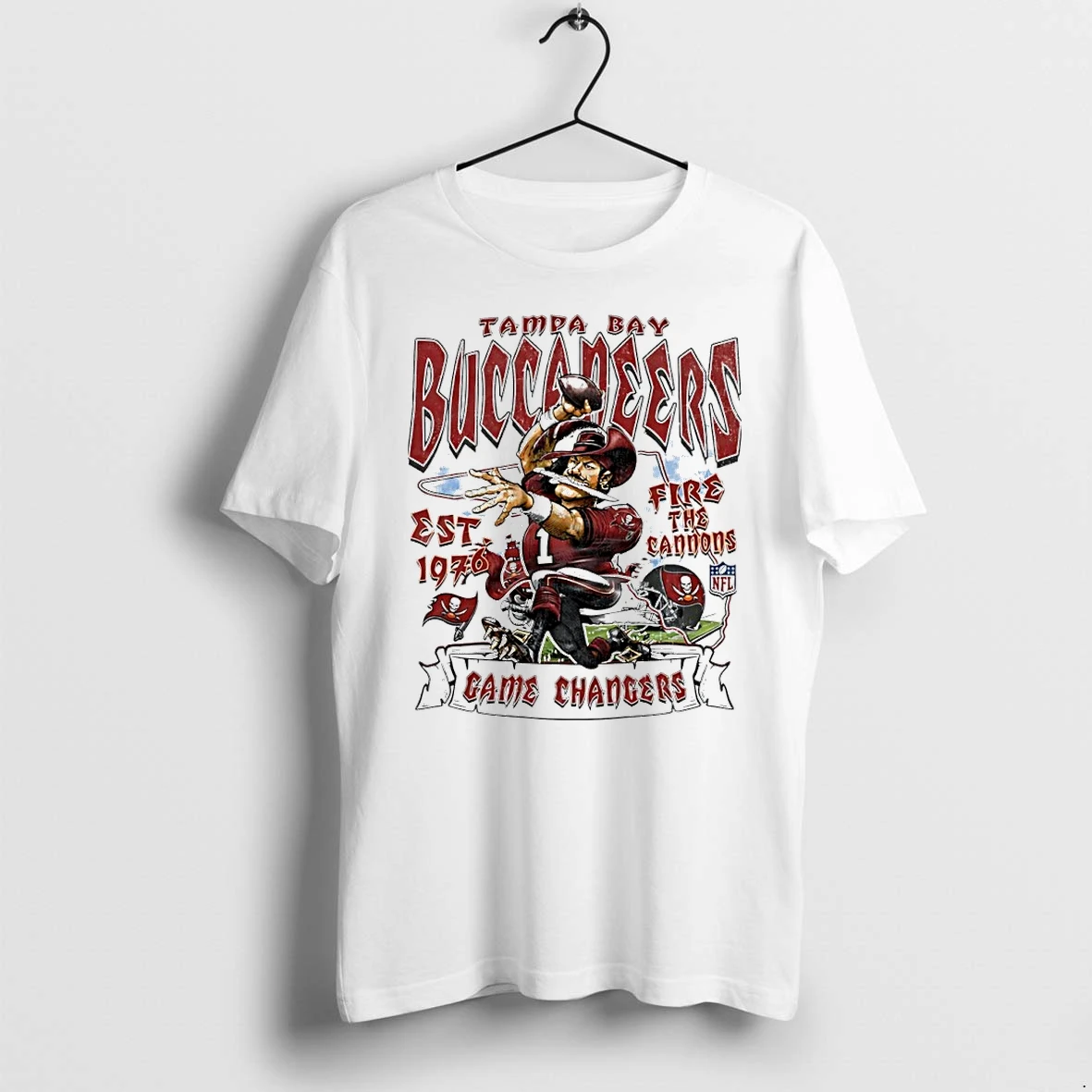 Premium Tampa Bay Buccaneers Est 1976 Fire The Cannons Nfl Tshirts