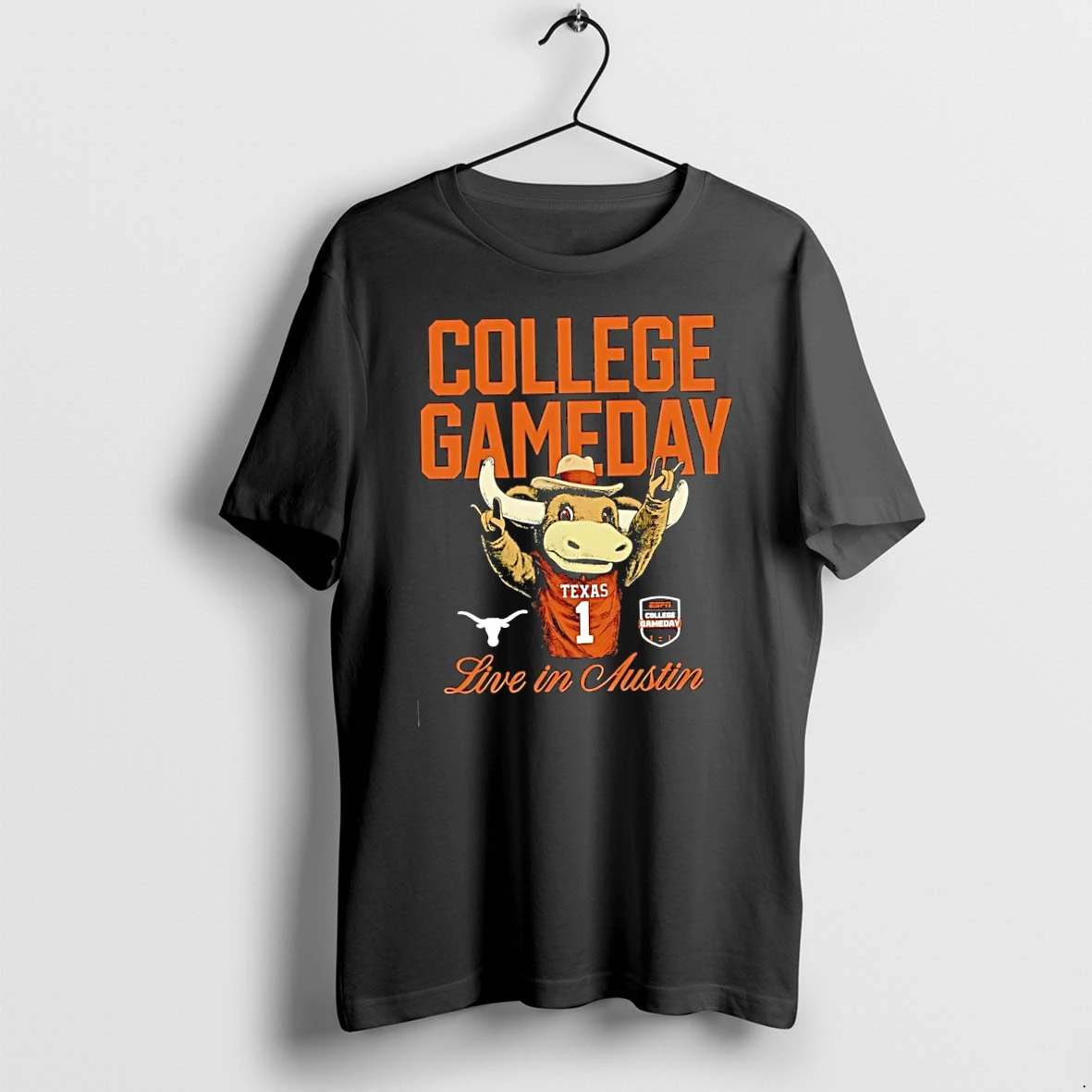 Premium Texas Longhorns Hook Em Live Espn Gameday 2026 Tshirts