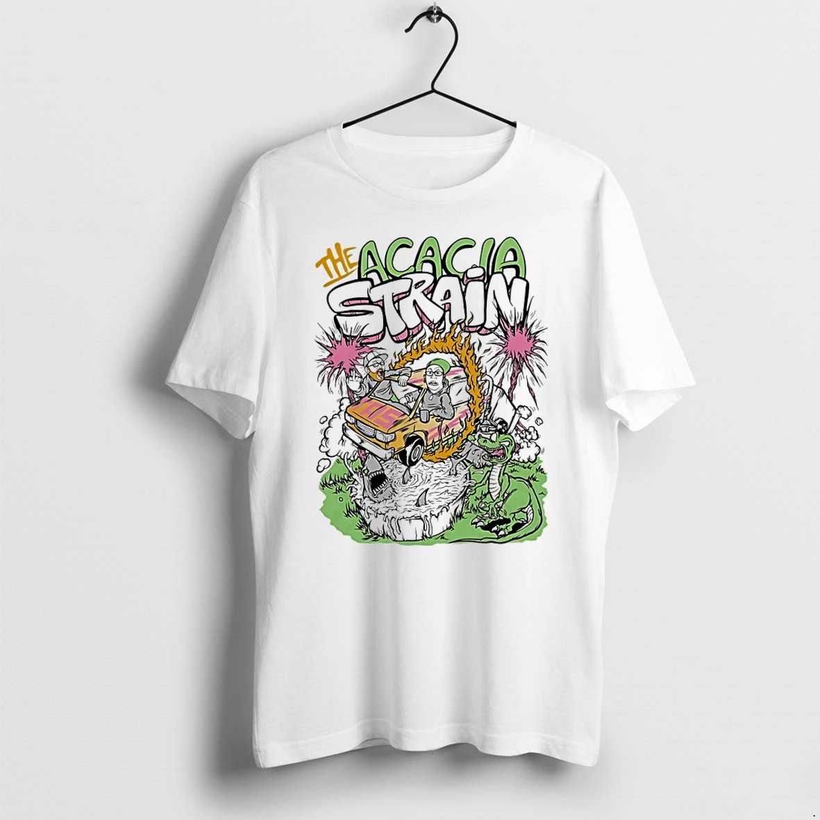 Premium The Acacia Strain Van Jump Caricature Tshirts