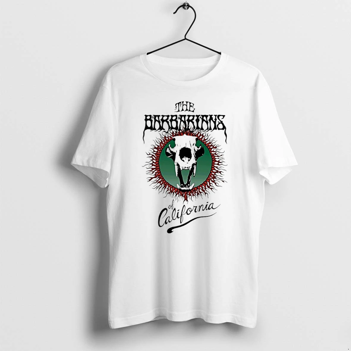 Premium The Barbarians Of California Bear Skull Tshirts