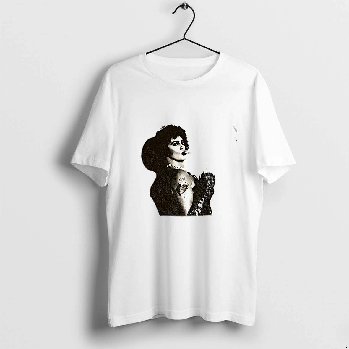 Premium Tim Curry Frank N Furter Middle Finger Vintage Tshirts