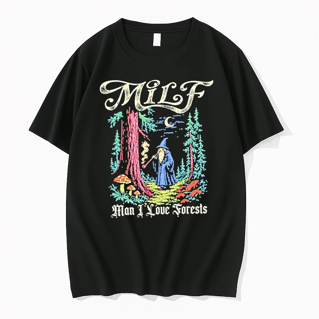 Premium Wizard Milf Man I Love Forests Tshirts