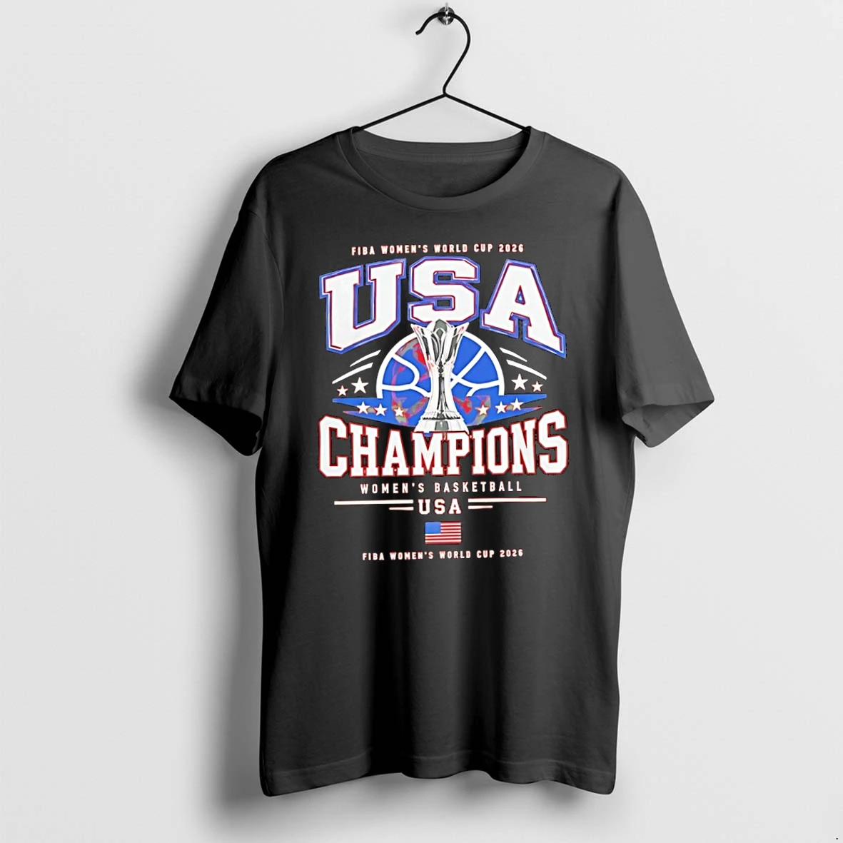 Premium Xdvsgd4k Usa Fiba Womens Basketball World Cup Champions 2026 Tshirts