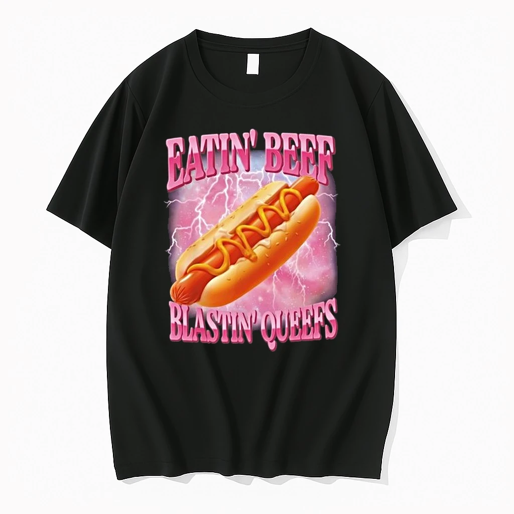 Eatin Beef Blastin Queefs Hot Dog Funny Food 0 Tshirts Sweater Hoodie