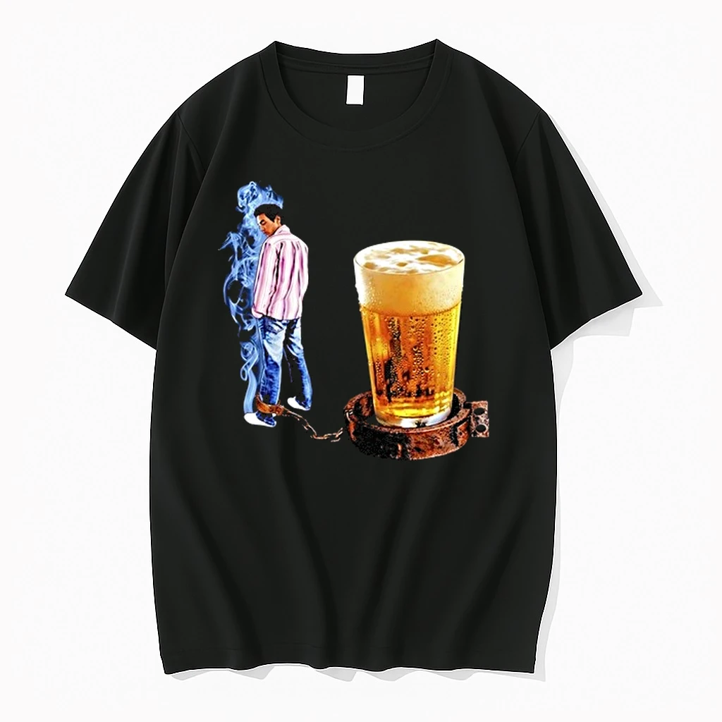 Man Chained To A Glass Of Beer Alcoholism Meme 0 Tshirts Sweater Hoodie