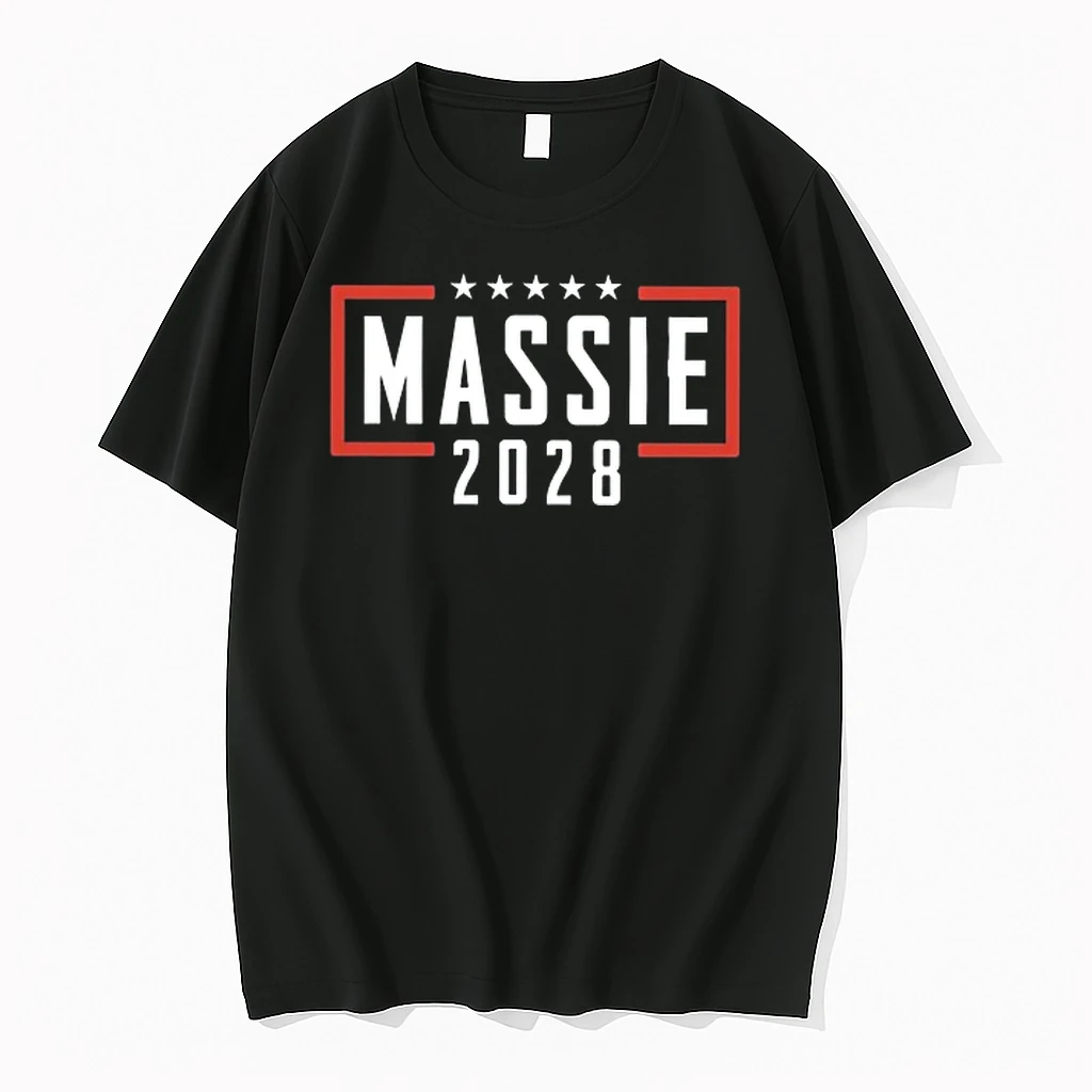 Massie 2028 Minimal Political Statement 0 Tshirts Sweater Hoodie