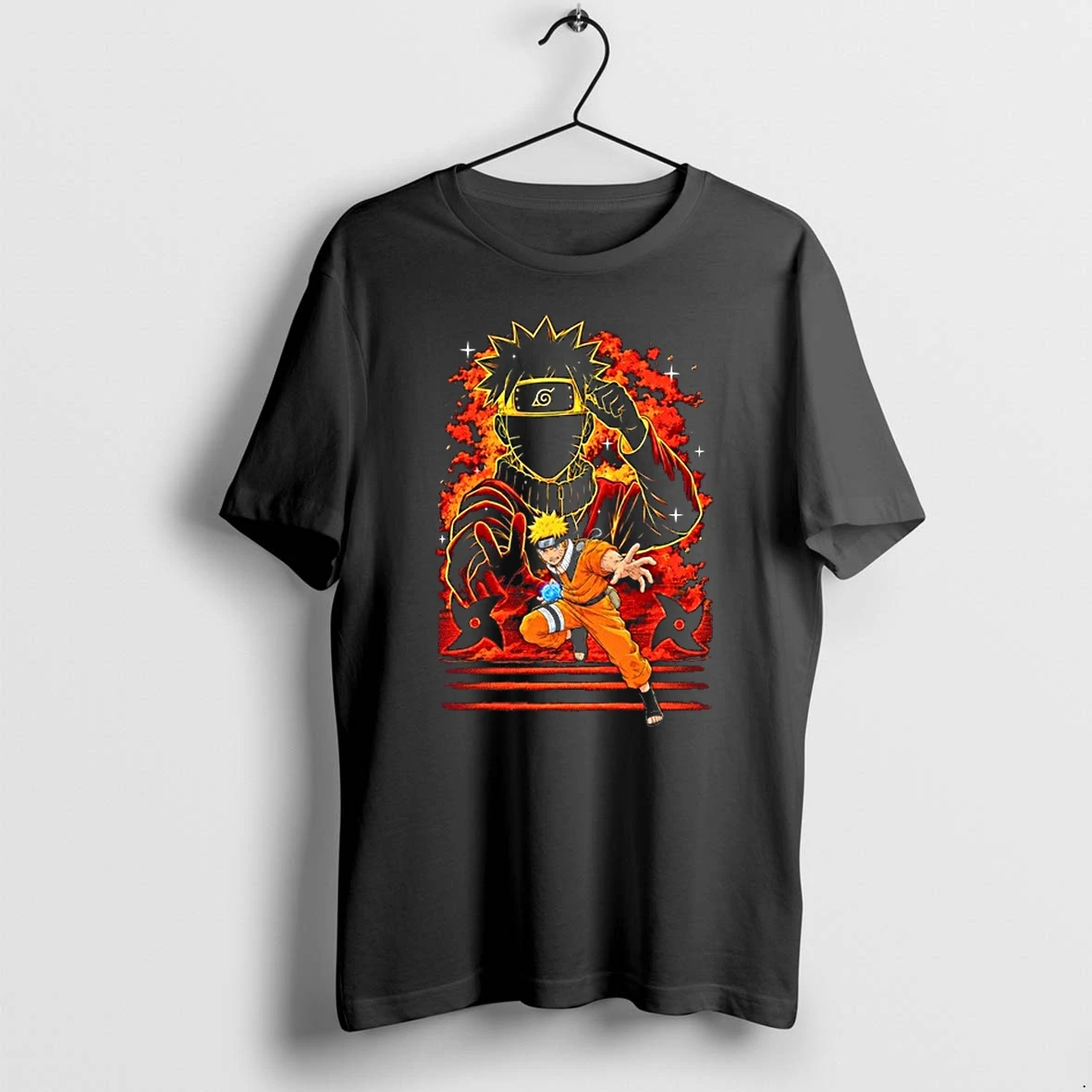 Naruto Uzumaki Anime Silhouette And Action Pose Ninja 0 Tshirts Sweater Hoodie