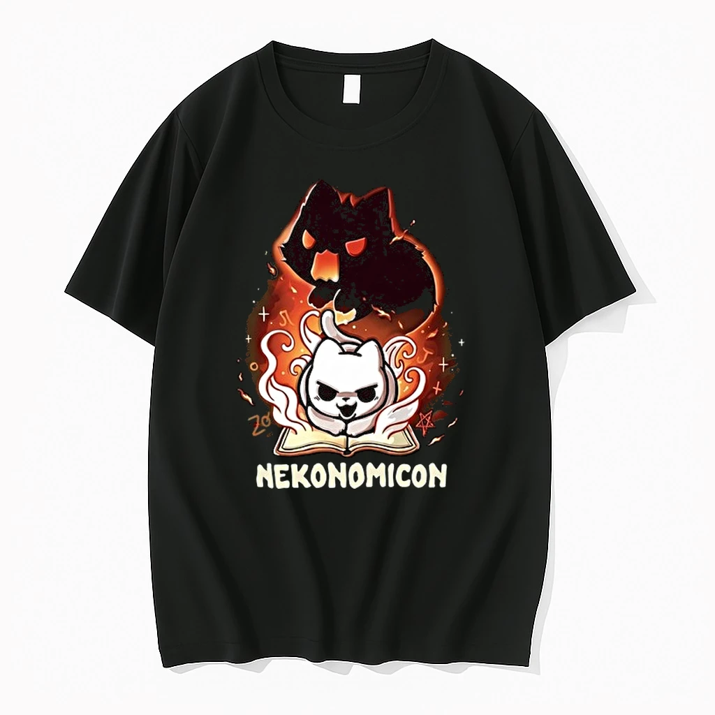 Nekonomicon Cat Summoning Dark Spirit Horror Occult Magic Spell Book 0 Tshirts Sweater Hoodie