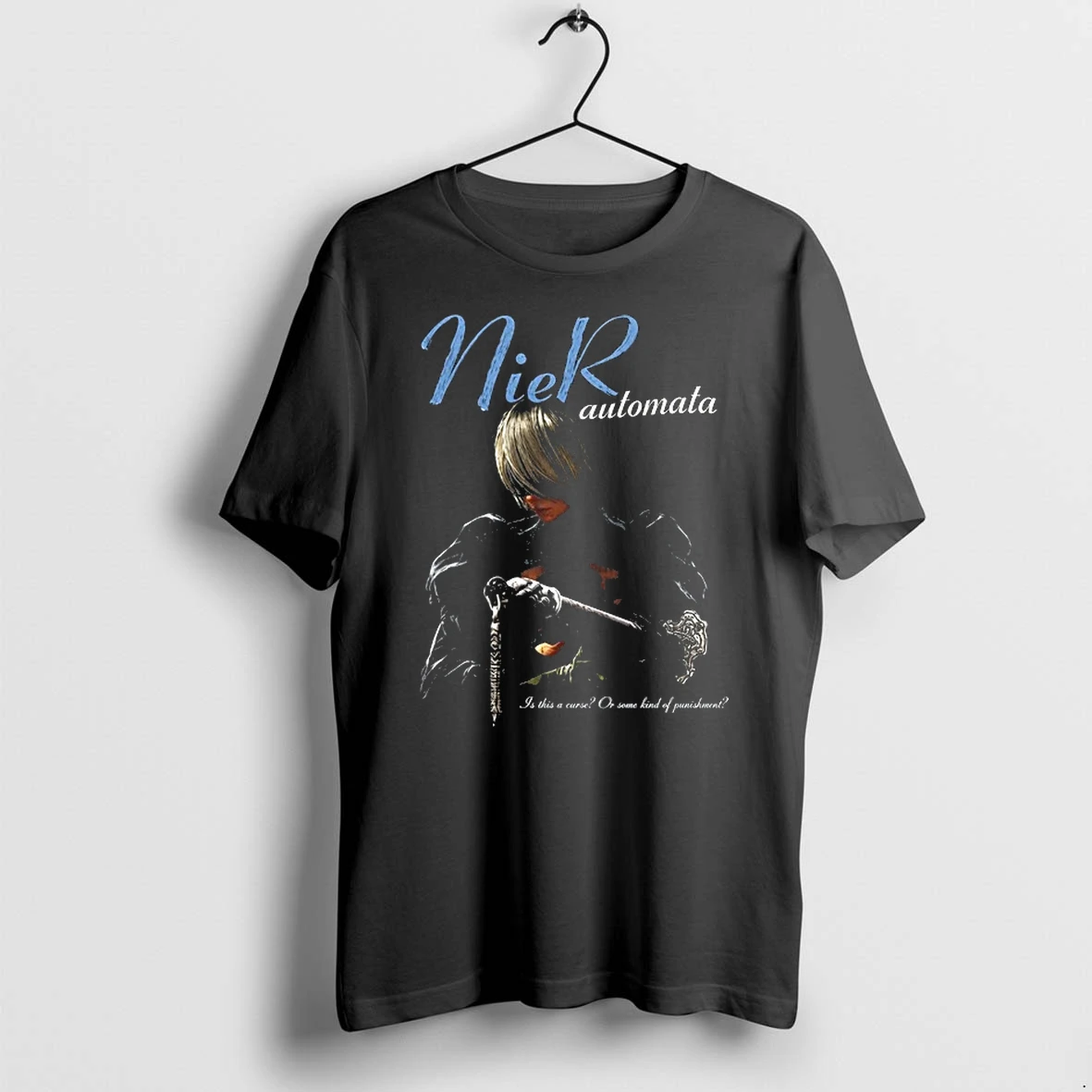 Nier Automata Is This A Curse Or Some Kind Of Punishment Female Android 0 Tshirts Sweater Hoodie