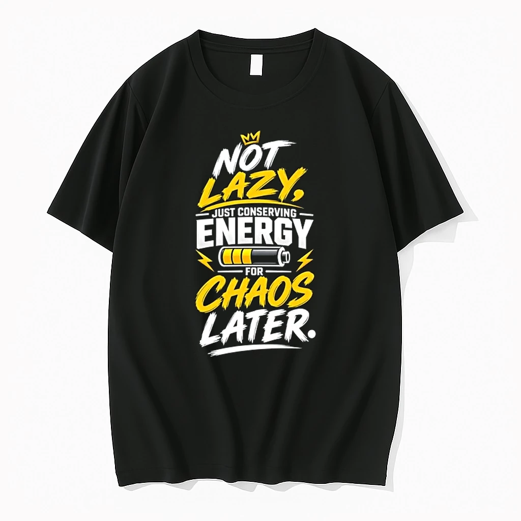 Not Lazy Just Conserving Energy For Chaos Later 0 Tshirts Sweater Hoodie