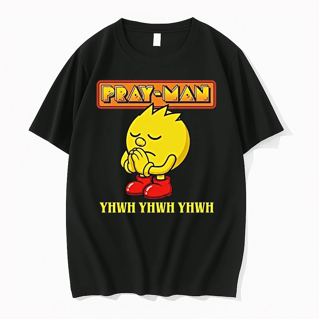 Pray Man Yhwh Pac Man Religious Parody 0 Tshirts Sweater Hoodie