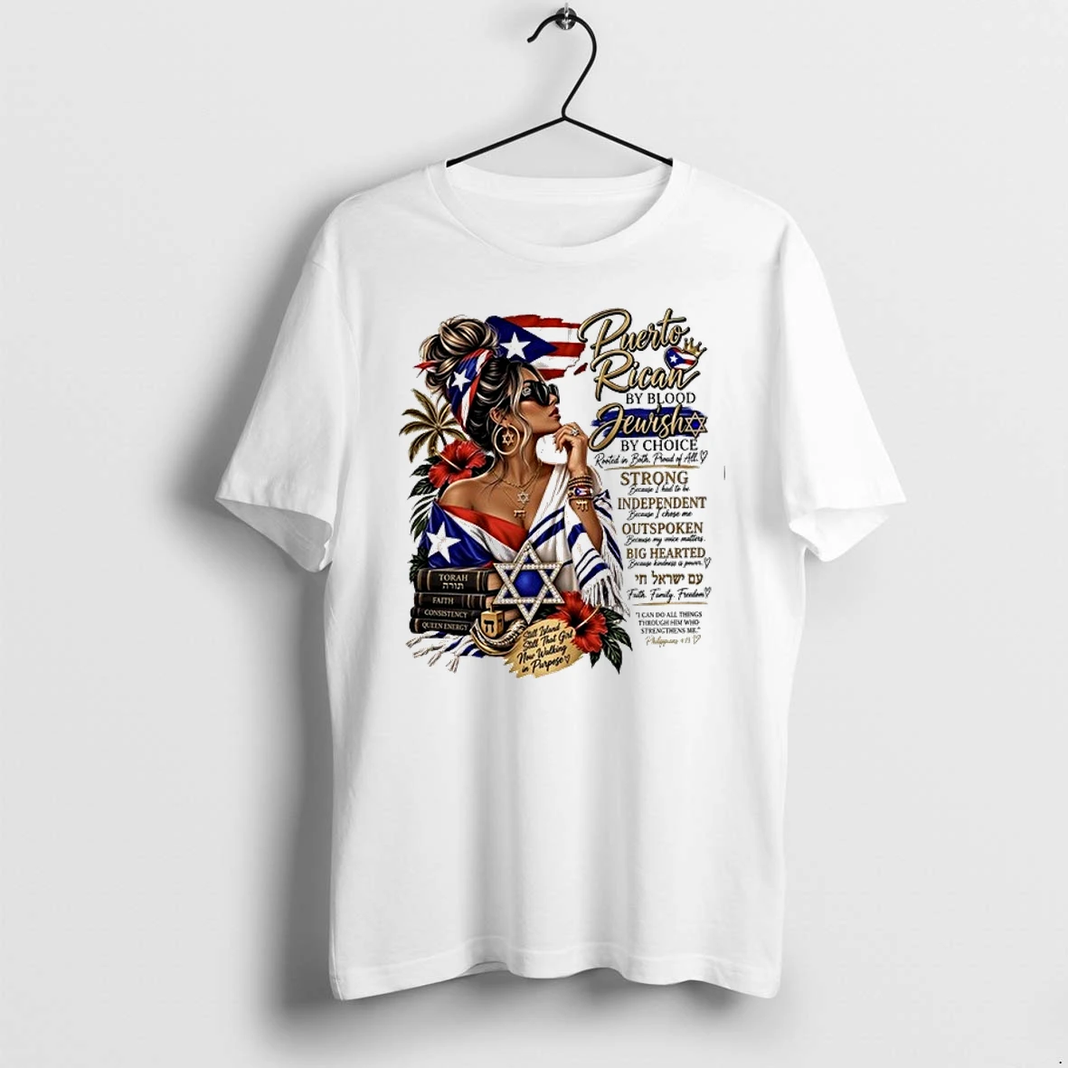 Puerto Rican By Blood Jewish By Choice Rooted In Both Proud Of All 0 Tshirts Sweater Hoodie