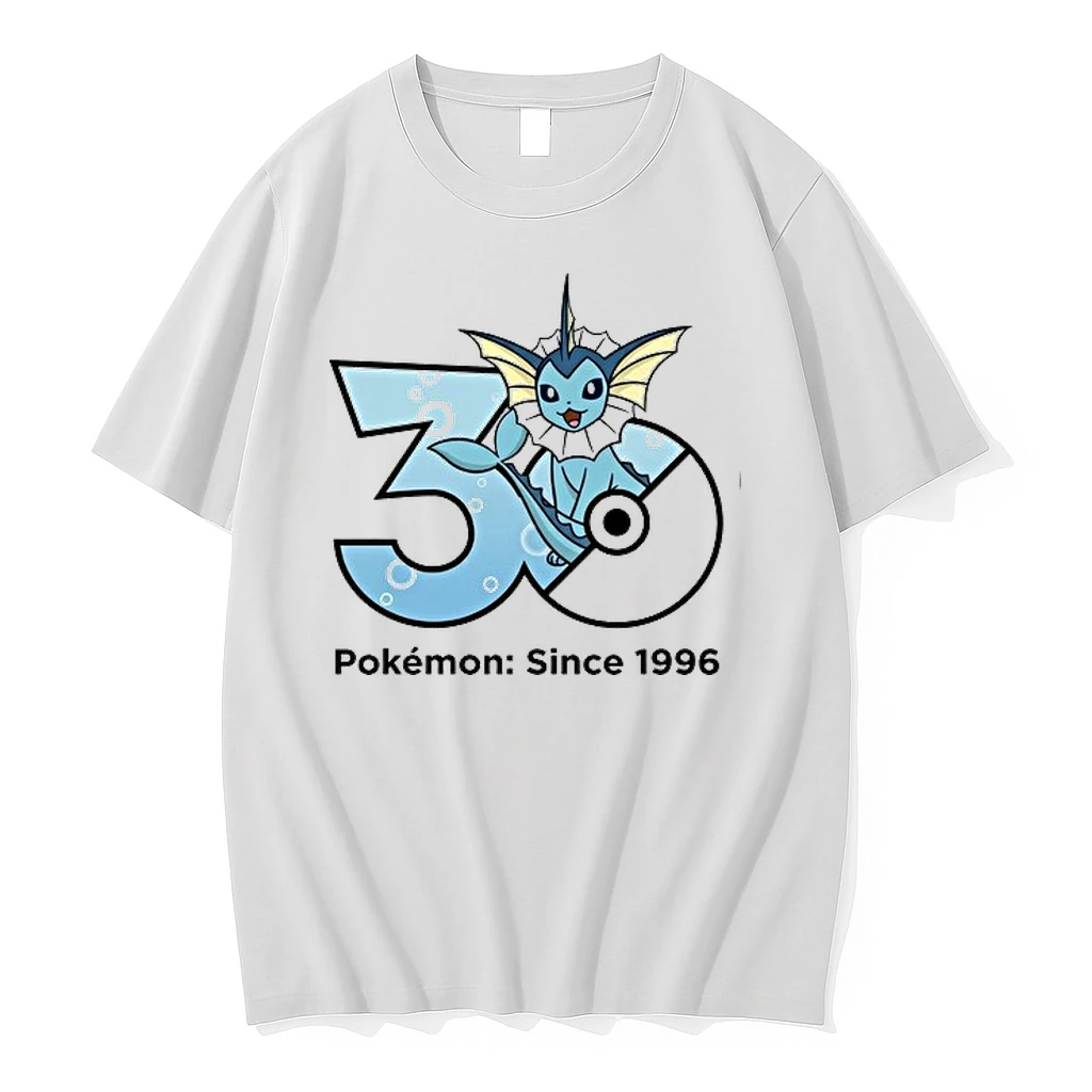 Shawaers Vaporeon Pokemon 30th Anniversary Since 1996 0 Tshirts Sweater Hoodie