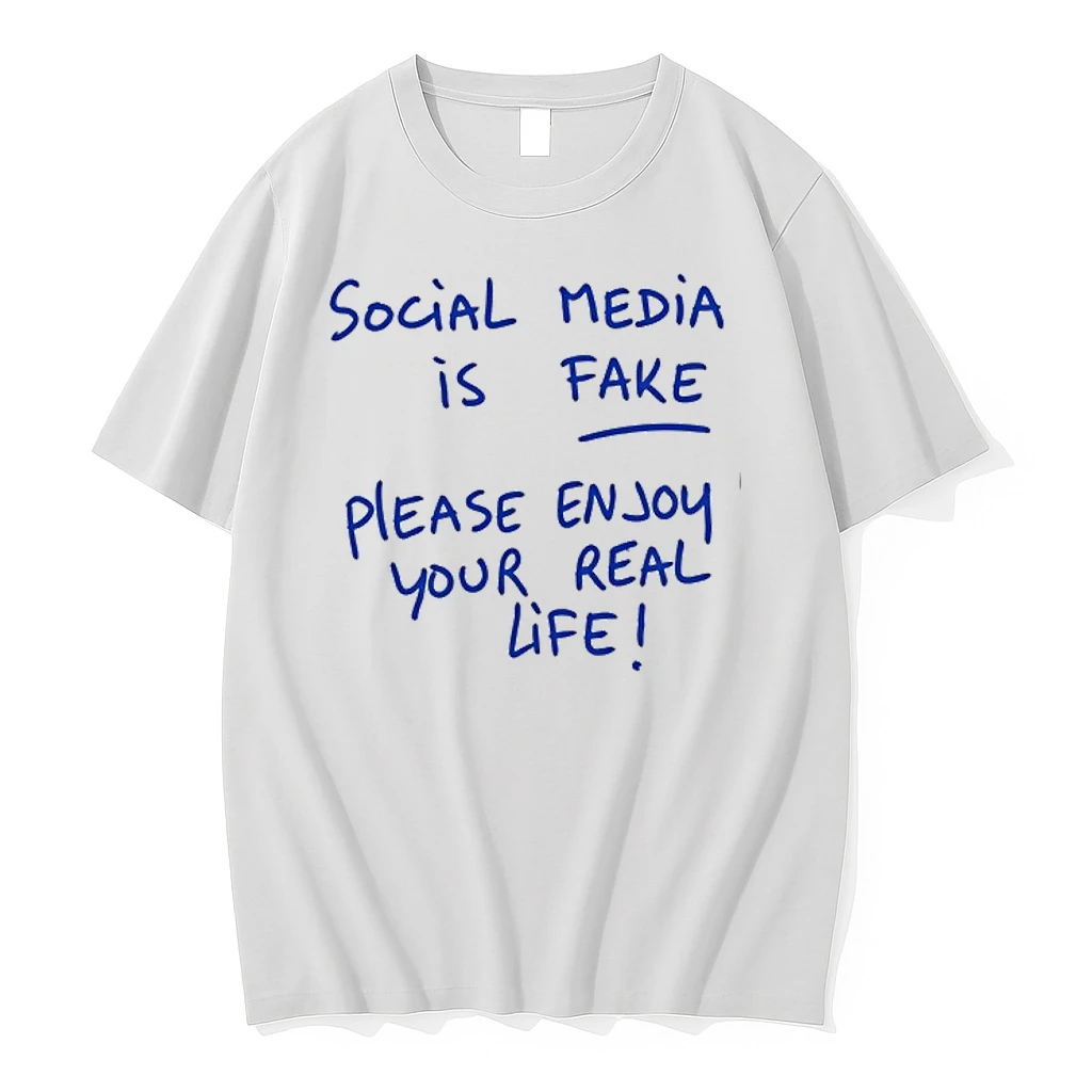 Social Media Is Fake Please Enjoy Your Real Life 0 Tshirts Sweater Hoodie
