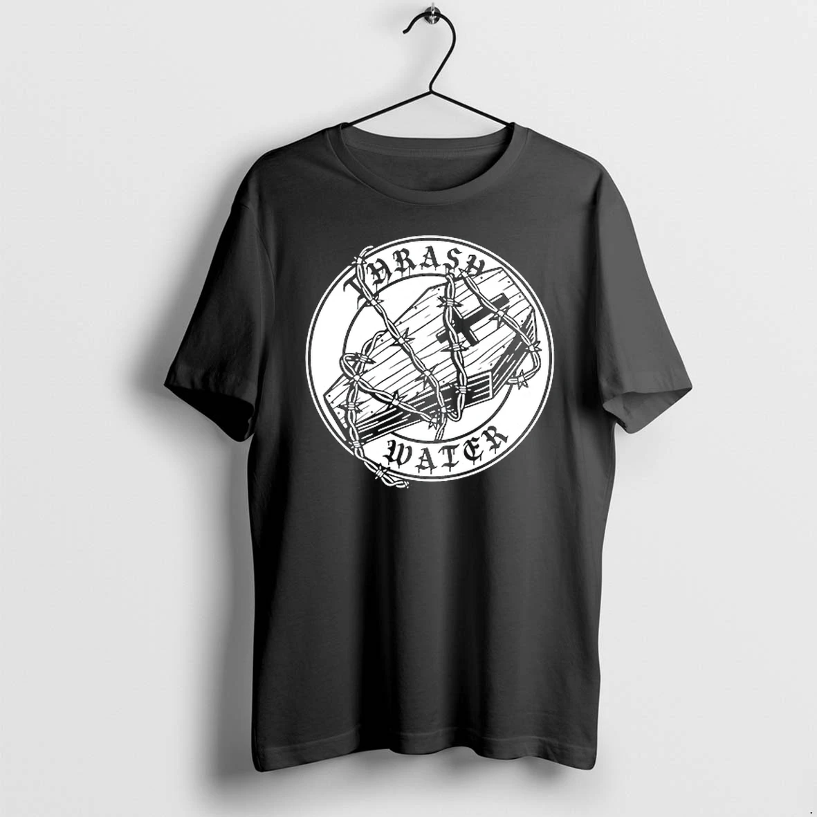 Thrash Water Coffin With Barbed Wire Hardcore Punk 0 Tshirts Sweater Hoodie
